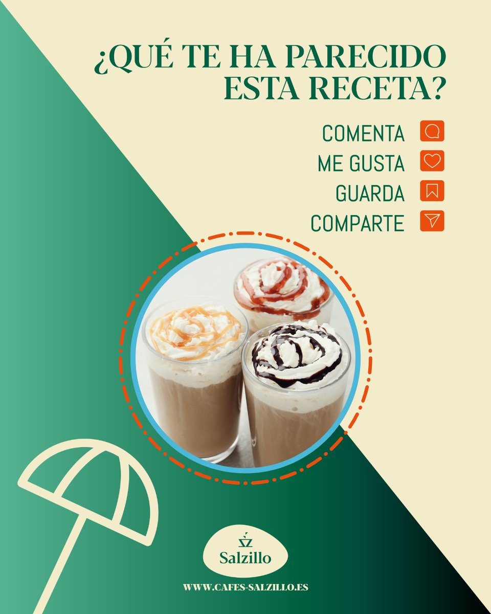 cafes_salzillo's tweet image. ☀️El verano se disfruta mucho más con un buen frappé en la mano.
Atrévete a prepararlo con nuestro Café Salzillo ☕️ : fresquito, delicioso y muy fácil de hacer.
👉 Te dejamos la receta paso a paso para que lo prepares en casa en un momento.