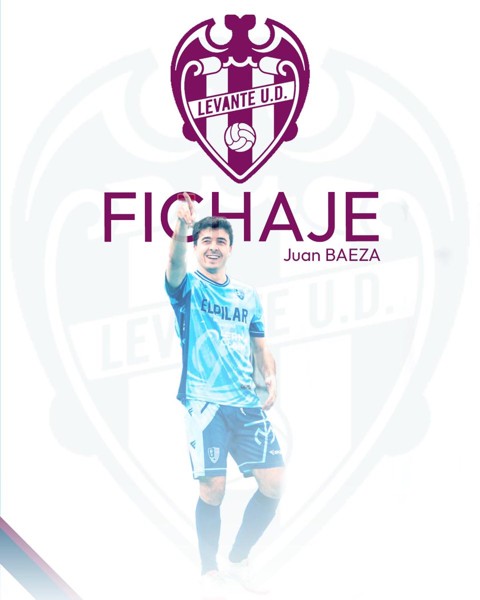 Desde el Levante UD FS queremos anunciar el fichaje de Juan Baeza procedente del Colegio El Pilar!