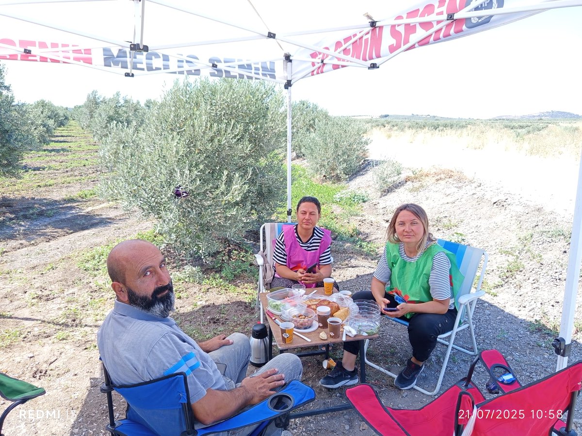 📍İzmir | Dikili | Queen Tarım

19 gündür buradayız.
Haklılığımızdan aldığımız güçle dimdik ayaktayız.

İşten atıldık çünkü sendikalıydık.
İşveren, anayasal hakkımızı tanımamak için her yolu denedi.
Ama biz buradayız.
Çünkü bu topraklarda direnenler hiç kaybetmedi!

Bu direniş