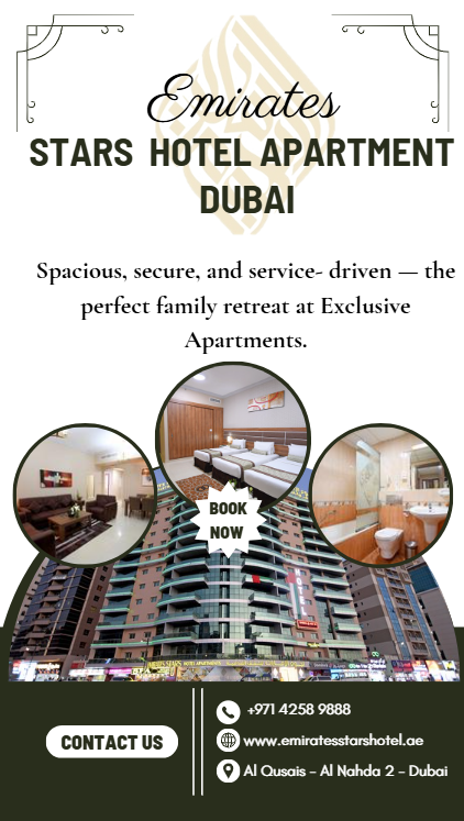StarsEmirates's tweet photo. 🏡 Family comfort meets five-star service. Welcome to Exclusive Apartments.

#FamilyLiving #ExclusiveComfort #homeawayfromhome #emiratesstars #emiratesstarshotel #apartment https://t.co/Ote5BnVwEL