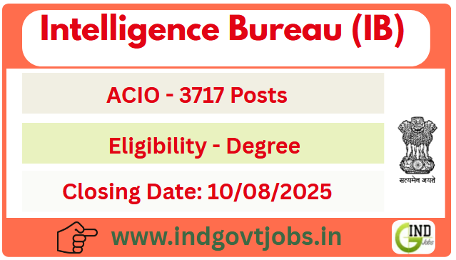 indiangovtjobs's tweet photo. 🔥 IB (Intelligence Bureau) Recruitment 2025 – Apply Online for 3717 ACIO Executive Posts [Online Form Available!]

🔗 https://t.co/6zLoOWg4fh

#IndiaGoHiFAI #IB #ACIO #govtjobs #jobalert #sarkarinaukri https://t.co/Id1ZlXlS0U