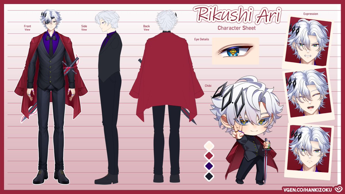 Rikushi Ari 🌃🌌 (@rikushintvt) on Twitter photo Rikushi 2.0 Character / Reference Sheet🌃🌌
✦ Ref-Sheet/Model » <a href="/KizokuHan/">Han | Vtuber Artist | Comms Open✨</a>
✦ Han's VGen » vgen.co/HanKizoku
✦ My Twitch » twitch.tv/rikushintvt
✦ Trying to Uplift the world, One Smile at a Time ✦ Rikushi 2.0 Character / Reference Sheet🌃🌌
✦ Ref-Sheet/Model » <a href="/KizokuHan/">Han | Vtuber Artist | Comms Open✨</a>
✦ Han's VGen » vgen.co/HanKizoku
✦ My Twitch » twitch.tv/rikushintvt
✦ Trying to Uplift the world, One Smile at a Time ✦