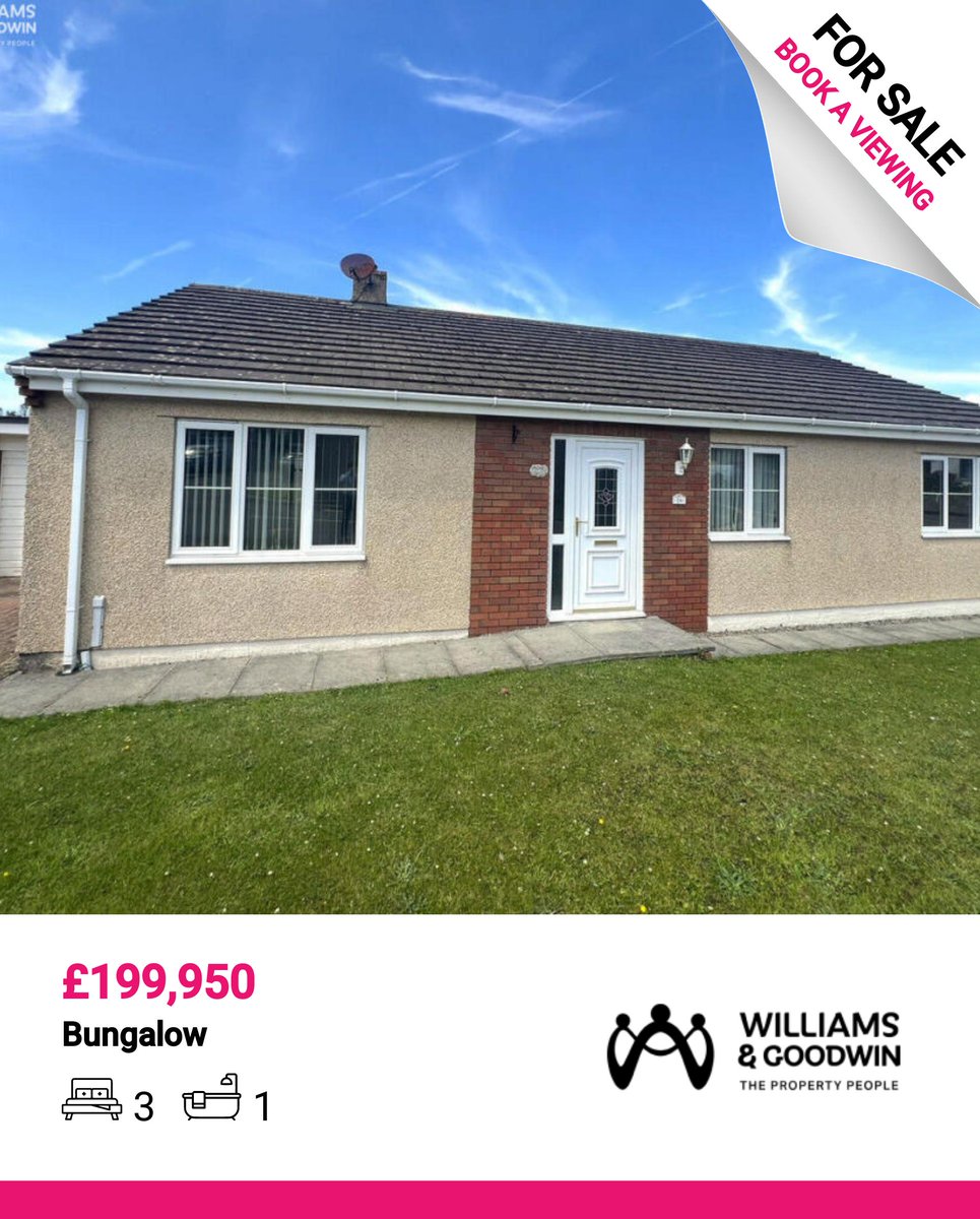 Caer Delyn, Llannerch-y-medd, Anglesey, LL71
For Sale: £199,950
Detached Bungalow in Llanerchymedd with three double bedrooms, spacious lounge, dining room, and kitchen.
Call 01248 75 1000 tppuk.com/estate-agents/… #AwardWinning #NorthWales #MovingHome