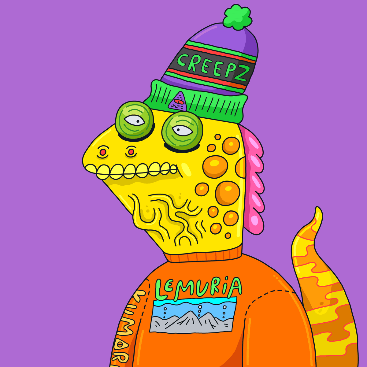 MoonFue1's tweet image. Date is April '22. I've been rugged from elbow to Christmastime since joining the space a few months prior.
Unperterbed, I rolled in everything i had left and bought my first @creepz for what felt like an ungodly sum. He was the first of many as it turned out.
Little did i…