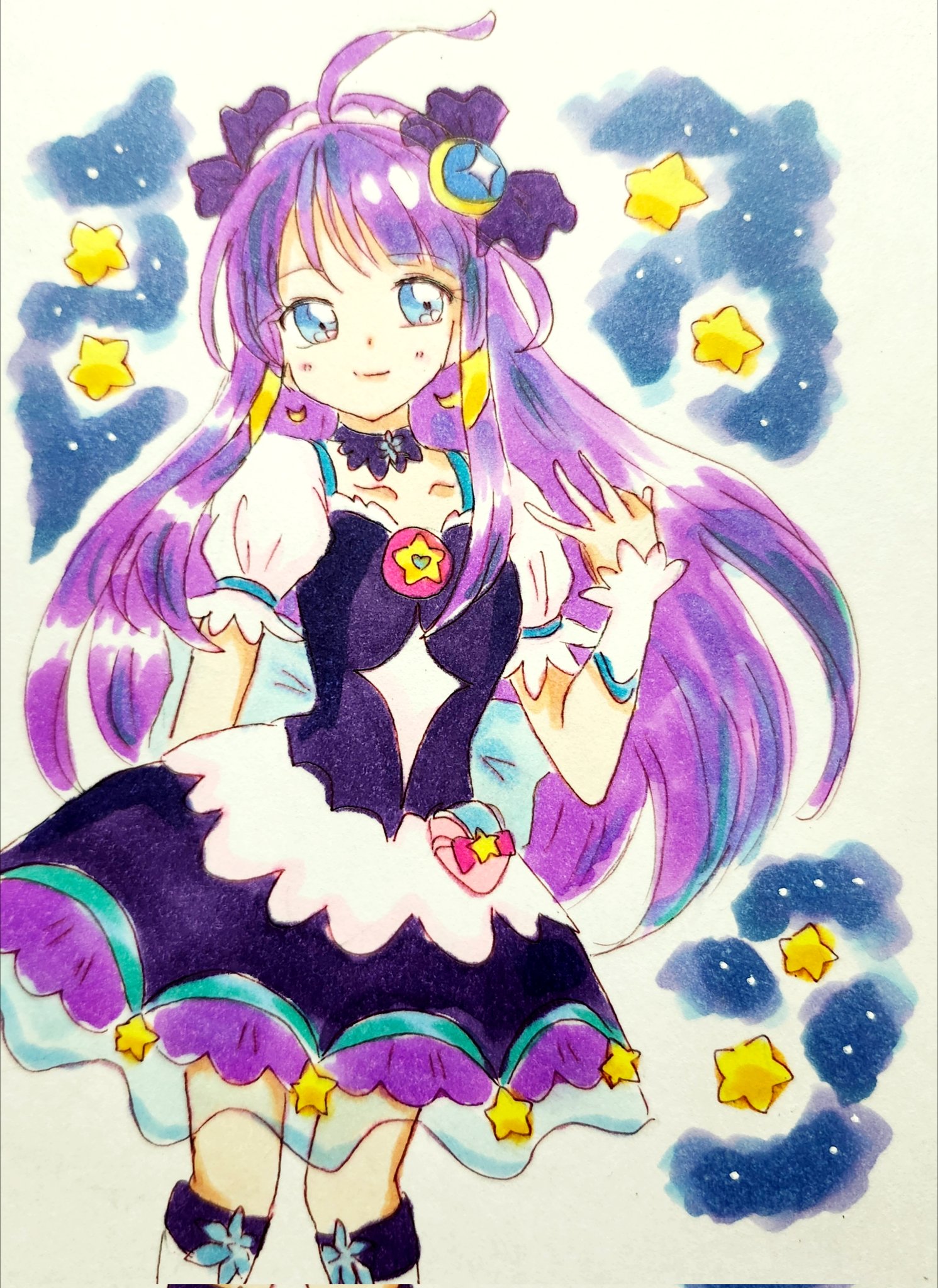 プリキュア キャンバスアート キュアセレーネ プリキュア キュアセレーネ 香久矢まどか キャンバスアート