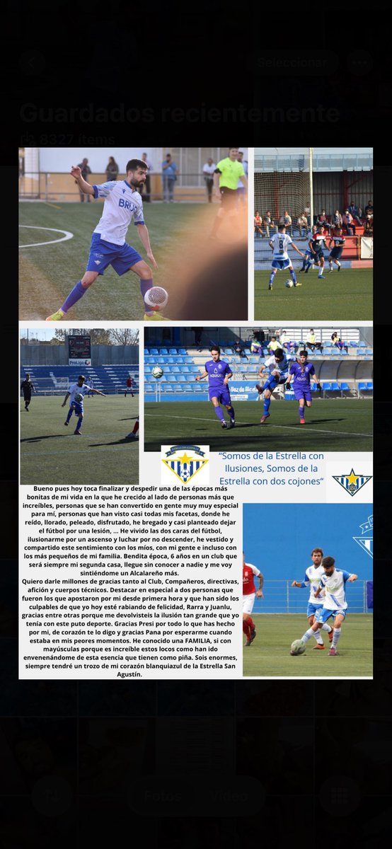 Agradecido.💙 <a href="/EstrellaSACF/">Estrella San Agustín C. F.</a> <a href="/andresrarra/">Andrés Rarra</a> <a href="/juanluaxel/">Juanlu</a> #pana #rubengamez