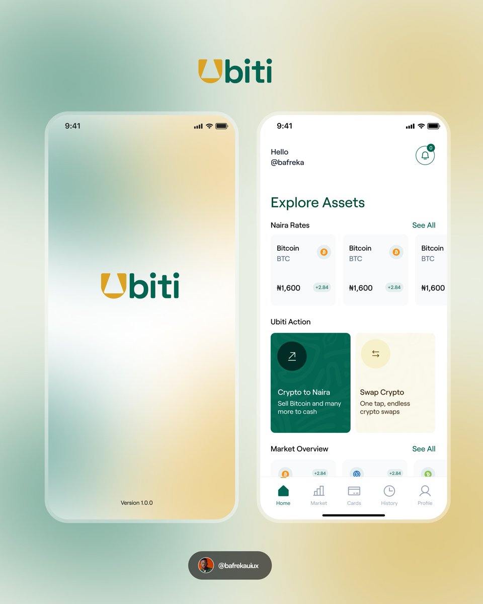bafrekauiux's tweet image. For some months now, I've been working and multi-tasking on different project for different client. Here is another project that I have successfuly completed!
@ubitihq app
I had the pleasure of designing the full Ubiti experience from the mobile app, mobile &…