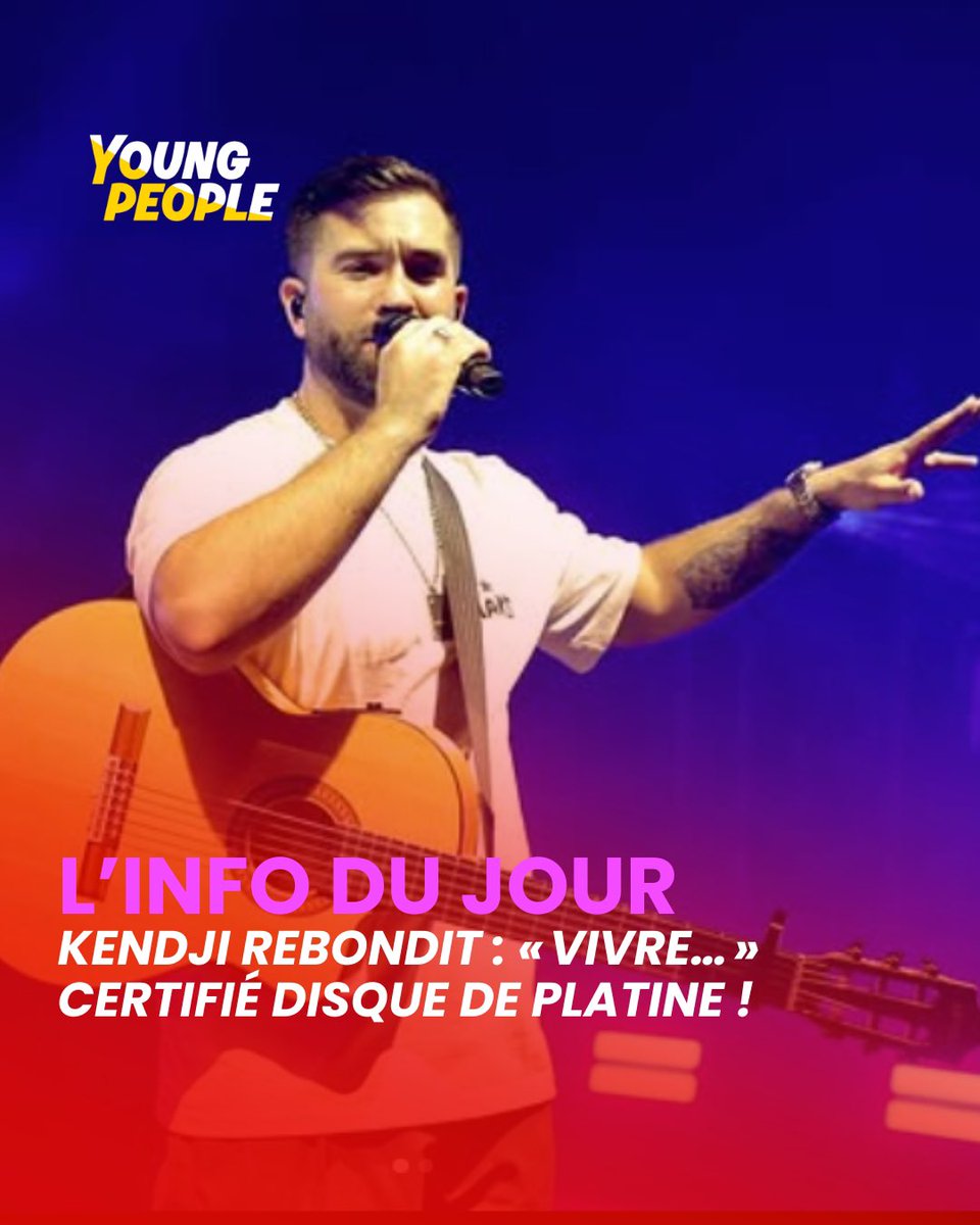 youngpeople_off's tweet image. 𝐊𝐞𝐧𝐝𝐣𝐢 𝐫𝐞𝐛𝐨𝐧𝐝𝐢𝐭 : « 𝐕𝐢𝐯𝐫𝐞… » 𝐜𝐞𝐫𝐭𝐢𝐟𝐢𝐞́ 𝐝𝐢𝐬𝐪𝐮𝐞 𝐝𝐞 𝐩𝐥𝐚𝐭𝐢𝐧𝐞 💽

Après la tourmente, le succès : Kendji Girac décroche un disque de platine pour son album #Vivre. Plus de 100.000 ventes au compteur !

#TheVoice
