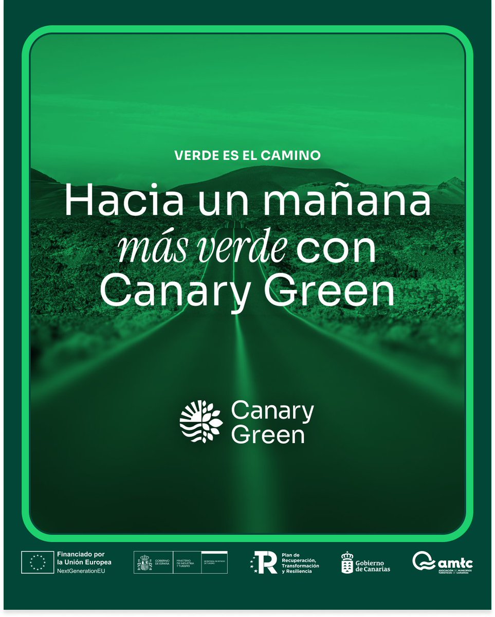 <!--br {mso-data-placement:same-cell;}-->🌍 Imagina un lugar donde el aire sea más limpio, el agua más pura y la calidad de vida mejor. Con Canary Green, estamos transformando Canarias en un lugar más saludable y sostenible para todos. 
¡Porque el cambio empieza aquí! 🌱💚