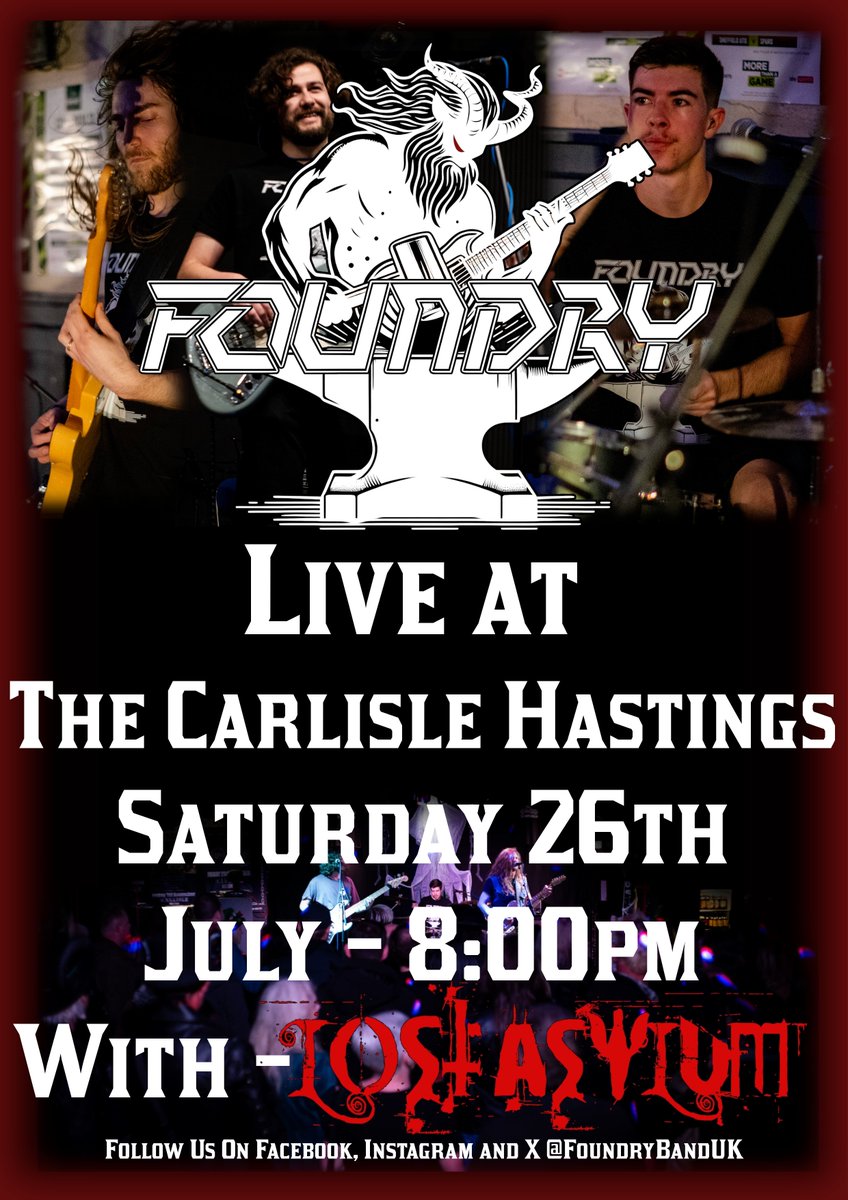 Gig this Saturday at The Carlisle with <a href="/lostasylum2015/">Lost Asylum</a> Don't miss out!
fb.me/e/3vVxsG5KH