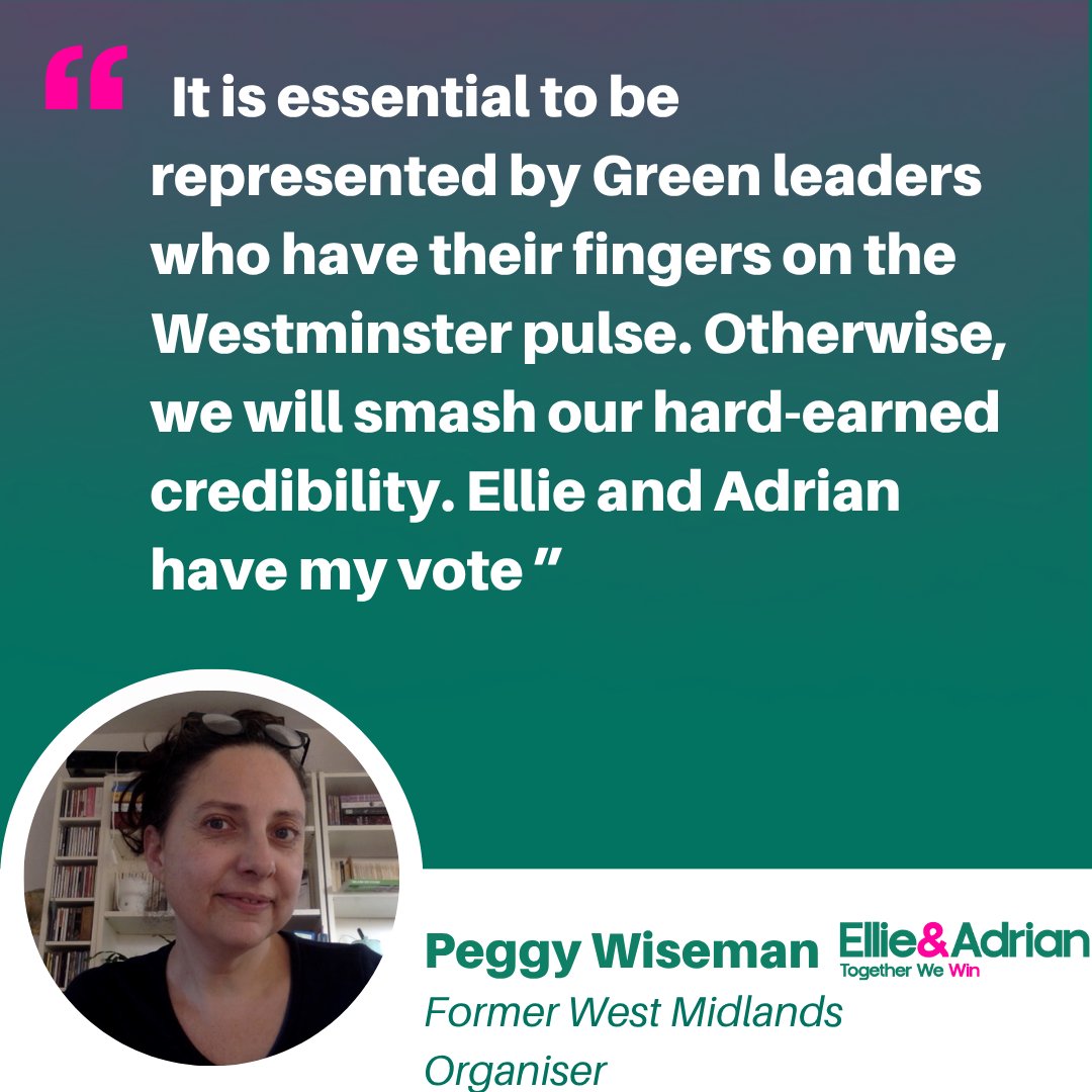 AdrianRamsay's tweet image. Peggy’s right — if we’re serious about influence in Westminster, we need leadership that knows how it works and how to win.
We’ve come too far to risk our credibility now.
Thanks, Peggy, for backing us to lead with focus and purpose.
👉 ellie-adrian-2025.org
#TogetherWeWin