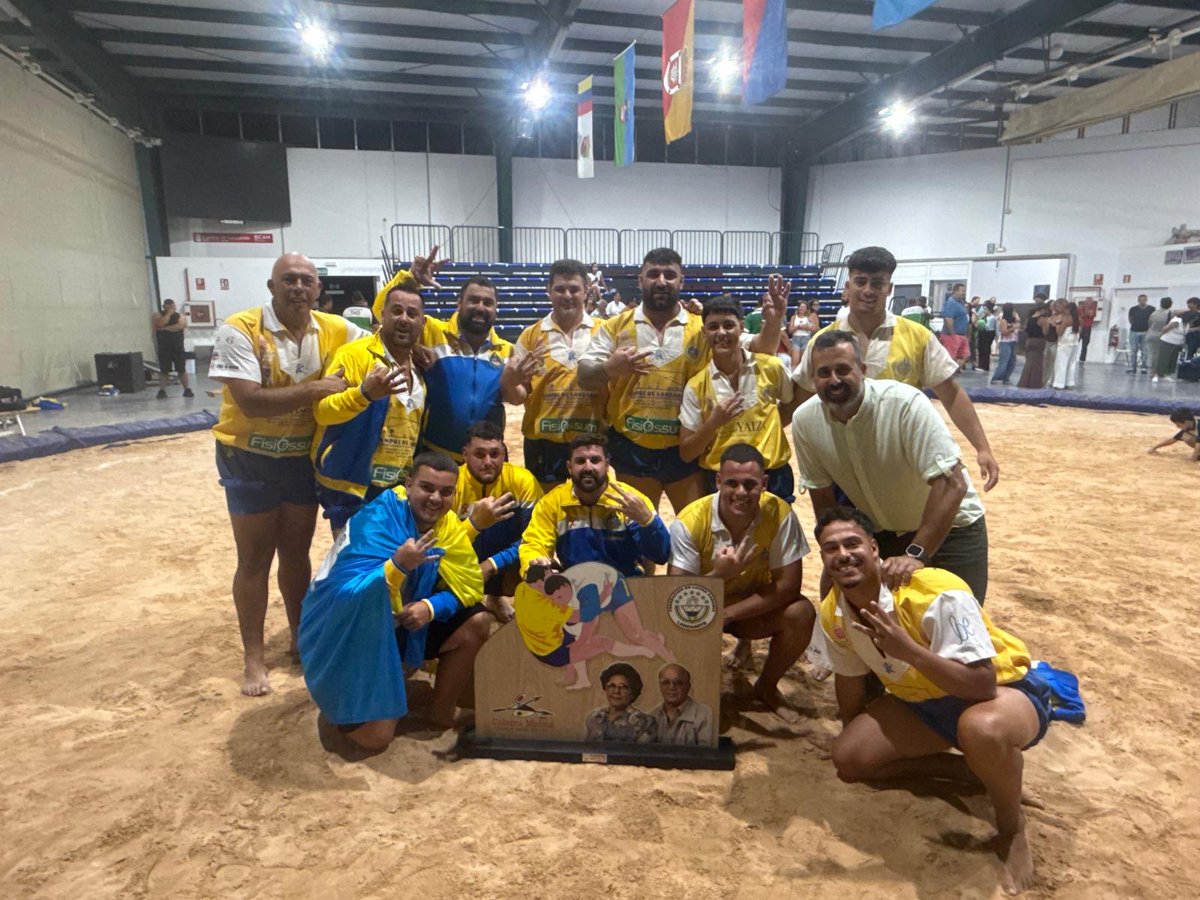 🏆 Felicitamos al CL Unión Sur Yaiza por su triunfo en la Supercopa Mamerto Cabrera. 

¡Enhorabuena! 🎉

#Deportes #LuchaCanaria #Lanzarote