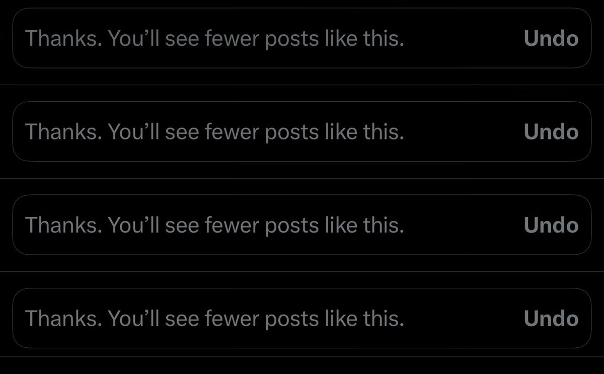 jaivinwylde's tweet image. settings > timeline > post interactions
and set right swipe to not interested
Fight back against the brain rot.