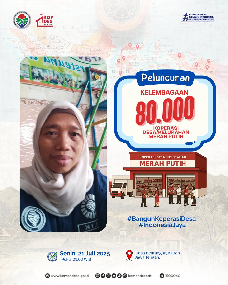 Lilik Yulianah (@lilikyulianah) on Twitter photo #BangunKoperasiDesa
#IndonesiaJaya
<a href="/prabowo/">Prabowo Subianto</a>
<a href="/YandriSusanto27/">Yandri Susanto</a>
<a href="/ArizaPatria/">Ariza Patria</a>
<a href="/taufikmadjid71/">IG : taufik.madjid</a>
<a href="/kemendespdt/">#BangunDesaBangunIndonesia</a>
<a href="/bpsdmkemendesa/">Bpsdm Kemendesa</a>
<a href="/desapenusantara/">desapesonanusantara</a> #BangunKoperasiDesa
#IndonesiaJaya
<a href="/prabowo/">Prabowo Subianto</a>
<a href="/YandriSusanto27/">Yandri Susanto</a>
<a href="/ArizaPatria/">Ariza Patria</a>
<a href="/taufikmadjid71/">IG : taufik.madjid</a>
<a href="/kemendespdt/">#BangunDesaBangunIndonesia</a>
<a href="/bpsdmkemendesa/">Bpsdm Kemendesa</a>
<a href="/desapenusantara/">desapesonanusantara</a>