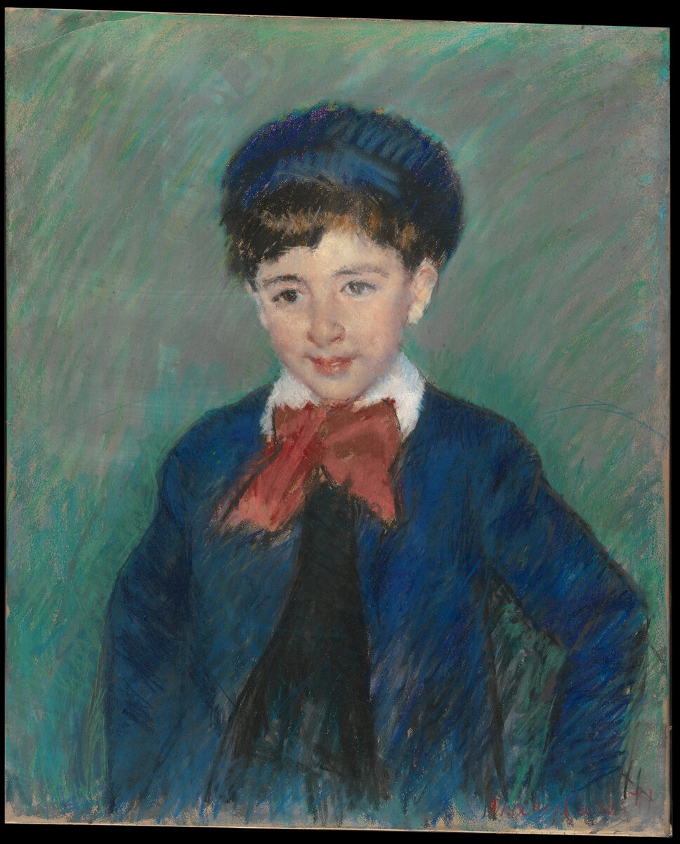 cassatt_mary's tweet image. Portrait of Charles Dikran Kelekian, Age Eight #artbots #cassatt