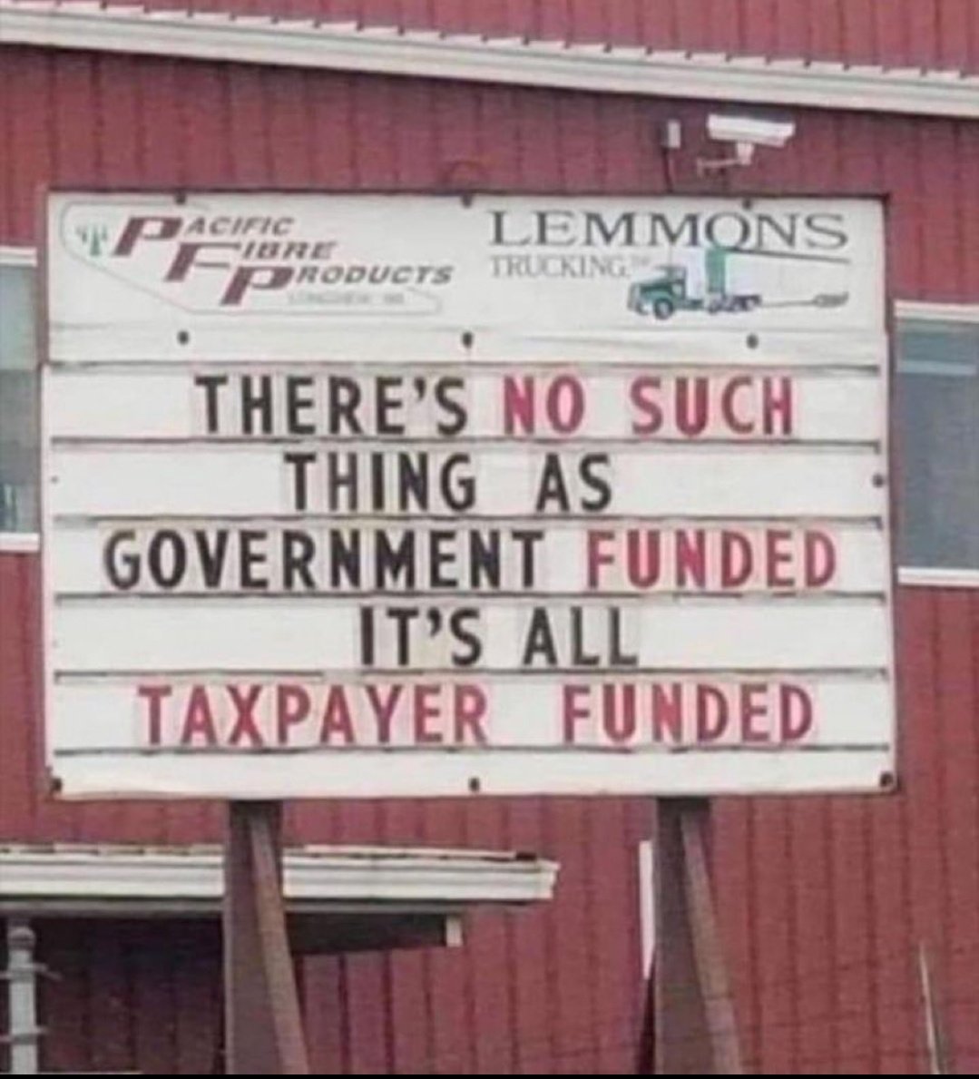 <a href="/MattWallace888/">Matt Wallace</a> Nothing is government funded..