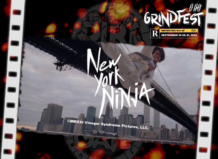 DirtInTheGate's tweet image. Restored from recovered 35mm camera elements, New York Ninja is finally available in all its ridiculous over-the-top glory after spending four decades in film obscurity.
Don't miss NEW YORK NINJA at GRINDFEST! Jostle for tickets here ->
linktr.ee/dirtinthegate
