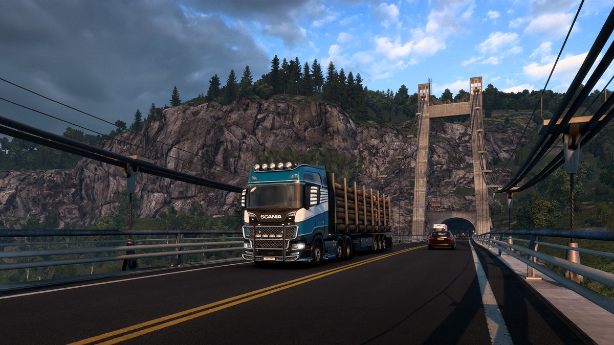 SCSsoftware's tweet image. There’s no better way to kick off the week than behind the wheel! What are you hauling today? 🚛🛣️