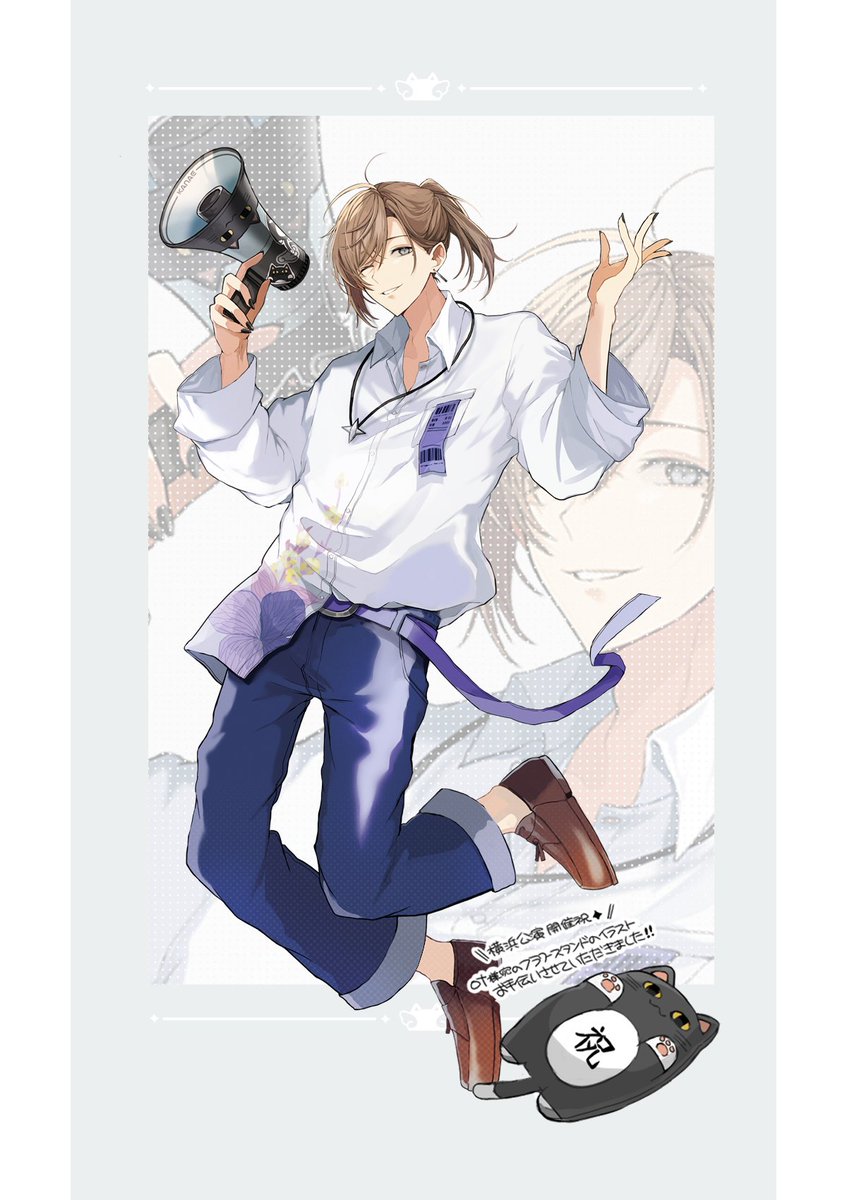 こちらの叶様宛のフラスタイラストお手伝いさせていただきました