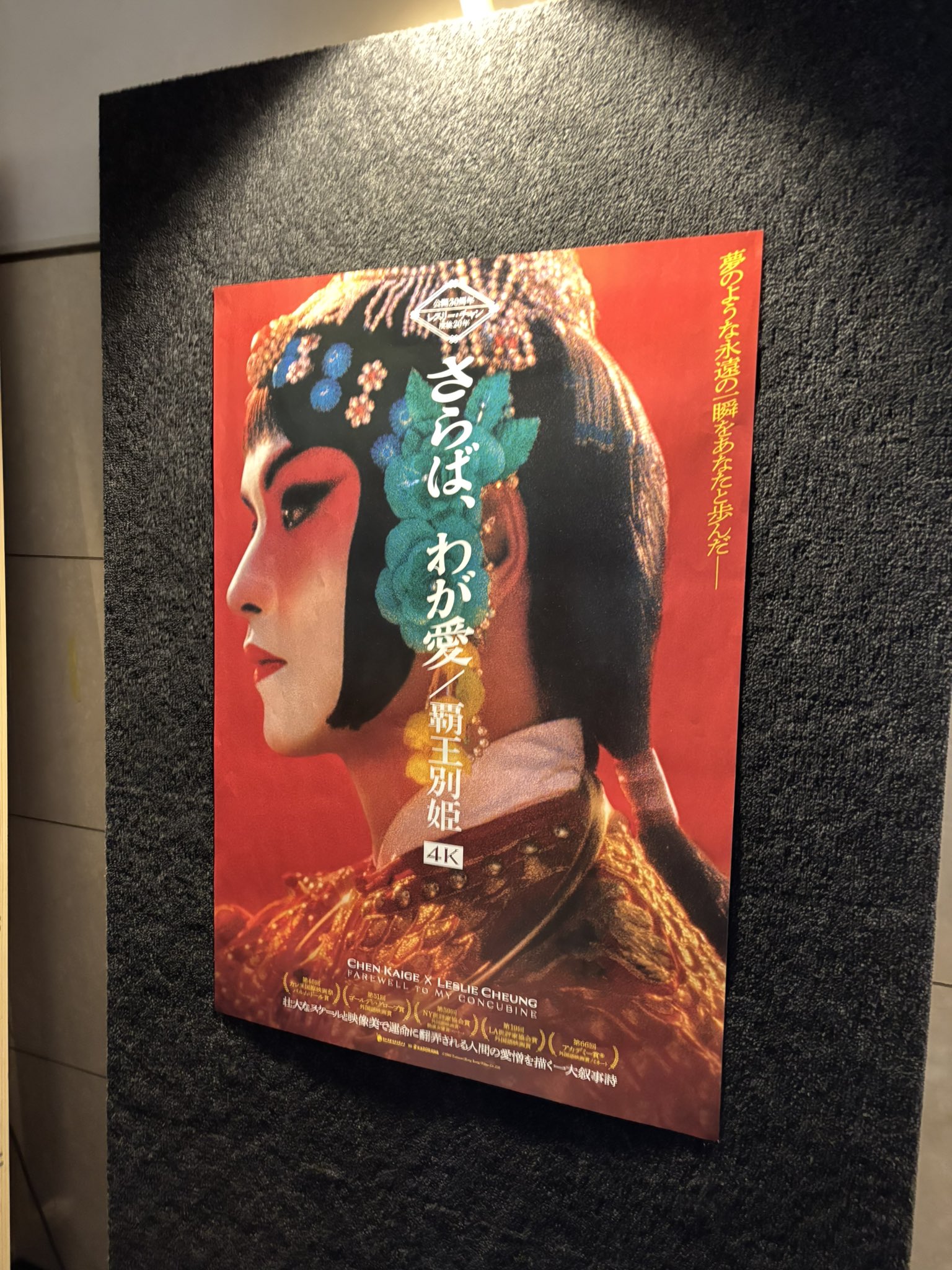レスリーチャン　覇王別姫　芸術展　藝術展　さらば、わが愛　まとめ② レスリー・チャン、没後20年/公開30周年特別企画『さらば、わが