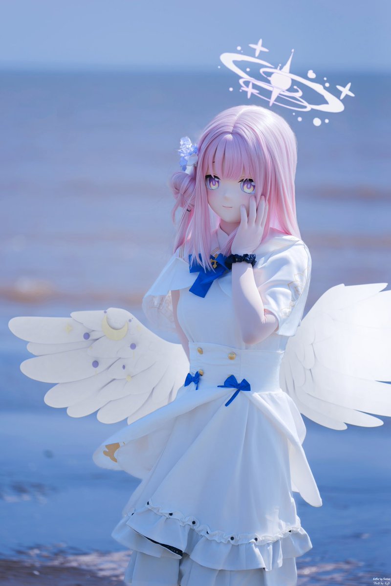 mika在海边～
📷：<a href="/KUTE_image/">KUTE</a> 

#kigurumi #ブルアカ