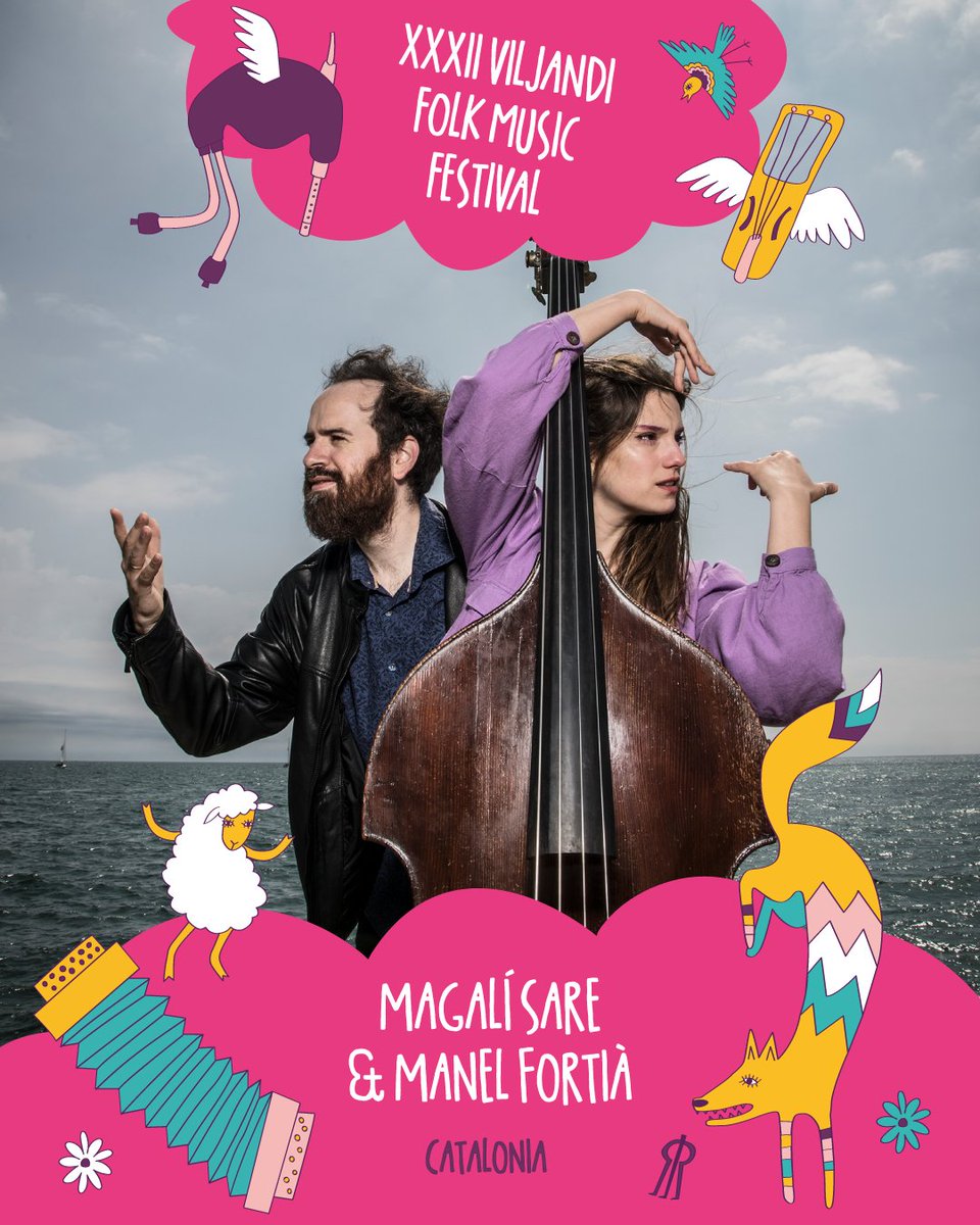 Magalí Sare &amp; Manel Fortià porten la seva fusió única de folk mediterrani i jazz contemporani al Viljandi Folk Music Festival!

24 i 25 de juliol a les 17:30 h
Escenari Kaevumägi (Estònia)

#ViljandiFolk #MagalíSare #ManelFortià