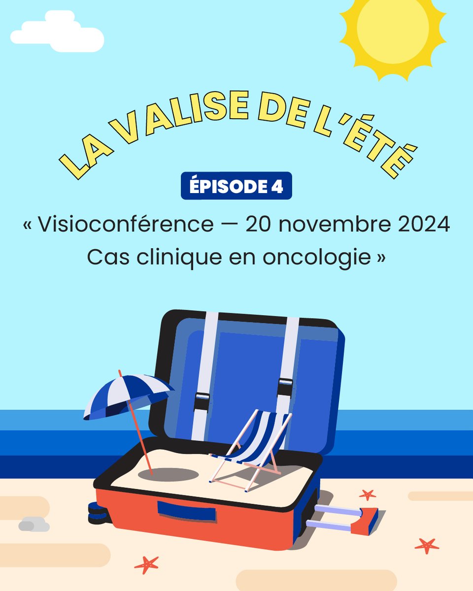 🧳 La valise de l’été - Épisode 4

Et si vous profitiez de l’été pour approfondir vos connaissances en oncologie officinale ?
Cette semaine, on vous propose un replay riche en conseils et retours d’expérience :

🎥 À visionner ici : youtu.be/gZk7mKyr4qc?si…
