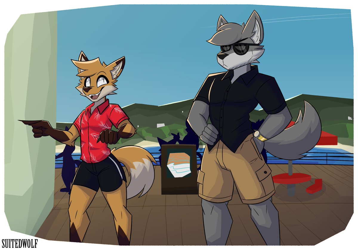 SuitedWolf's tweet image. He forced him to go out