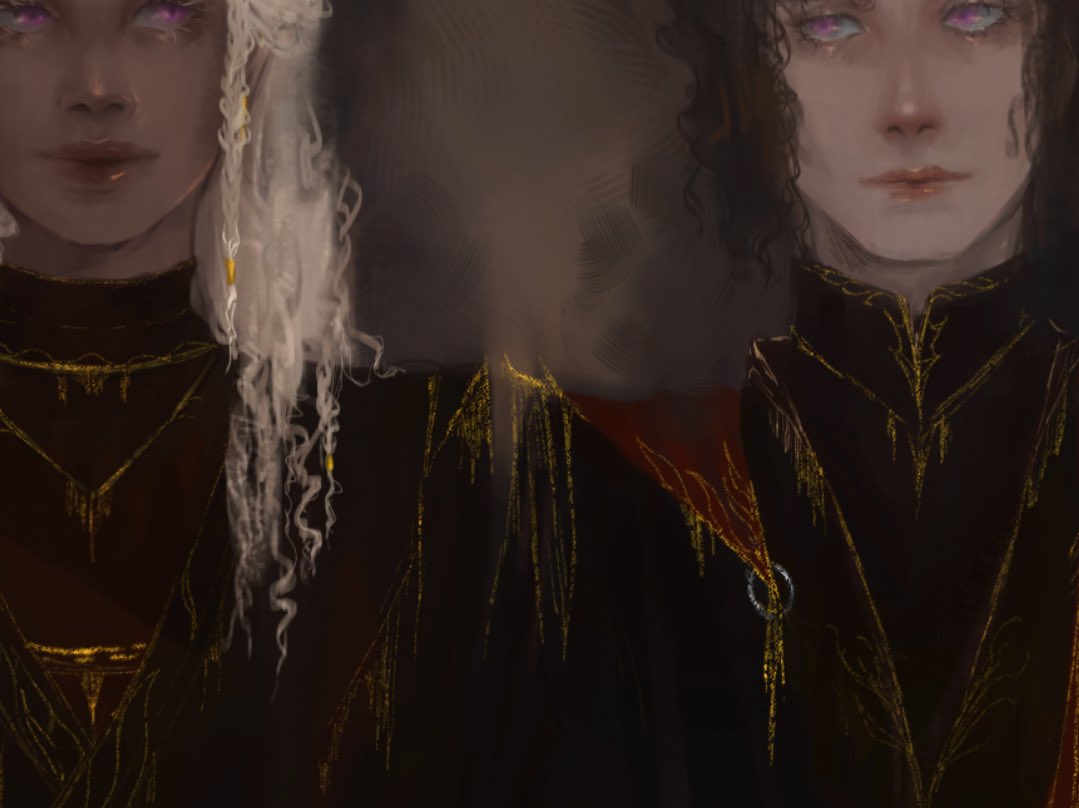 SUNSTIANA's tweet image. Almost done! Got sick yesterday and couldn’t finish it 💀
#wipart #jace #baela #jacaela #hotd