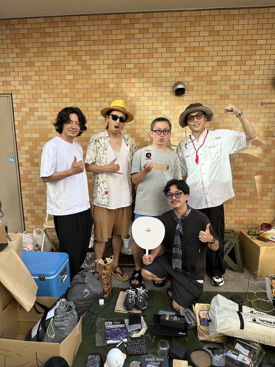 昨日の山崎会フリマ
暑い中お集まりいただきありがとうございました！！🔥🙇‍♂️

またイベント計画しますね！！😊