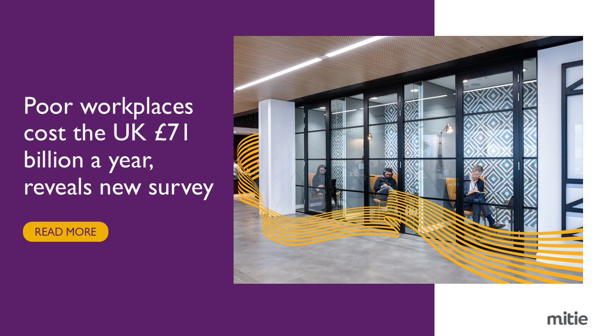 mitie's tweet image. New research from Mitie finds that UK employers currently lose over £485 million each week to time wasted due to workplace inefficiencies.
