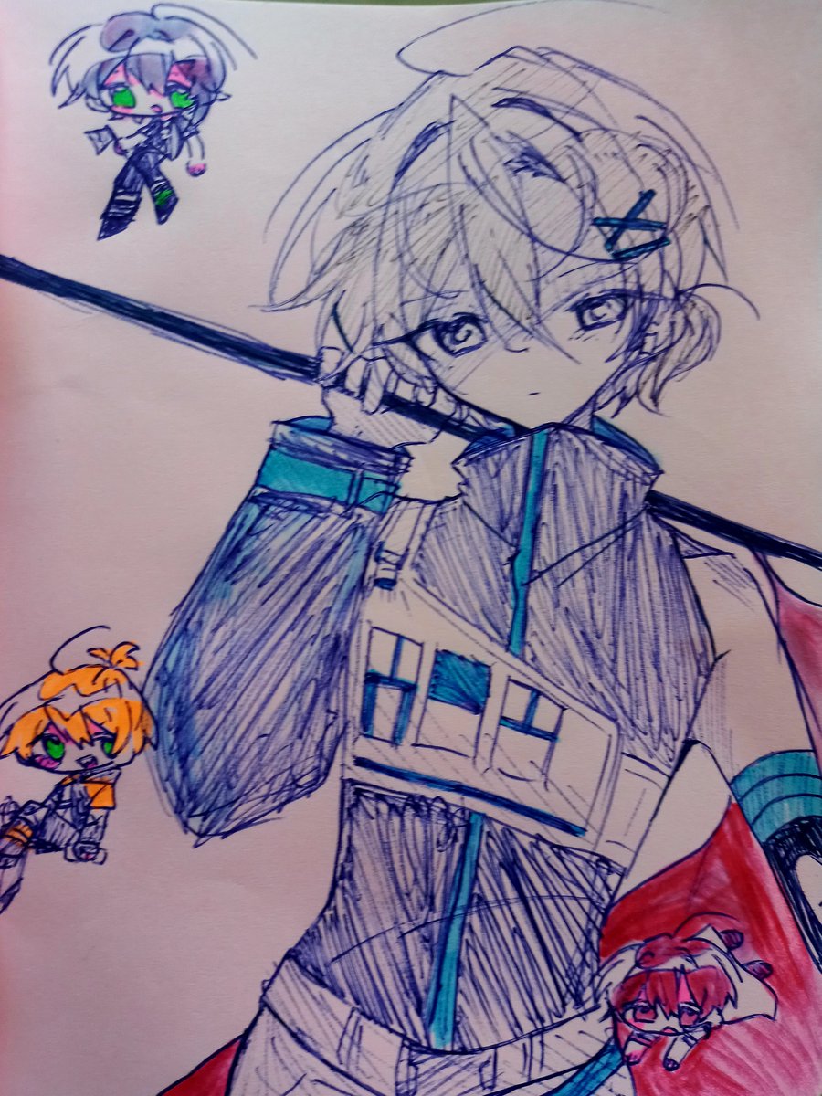 yuki__250's tweet image. #jack_art #onyu_art #gemini_art #Ryu_Art
오억년만의 그림(아님)