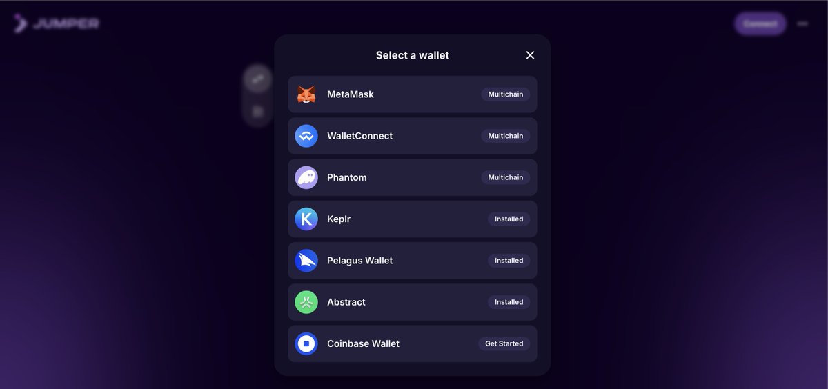 basedPavel's tweet image. Time to time use @JumperExchange & found out Pelagus wallet in the list of available wallets.
Does it mean, that @QuaiNetwork integration coming soon? 👀