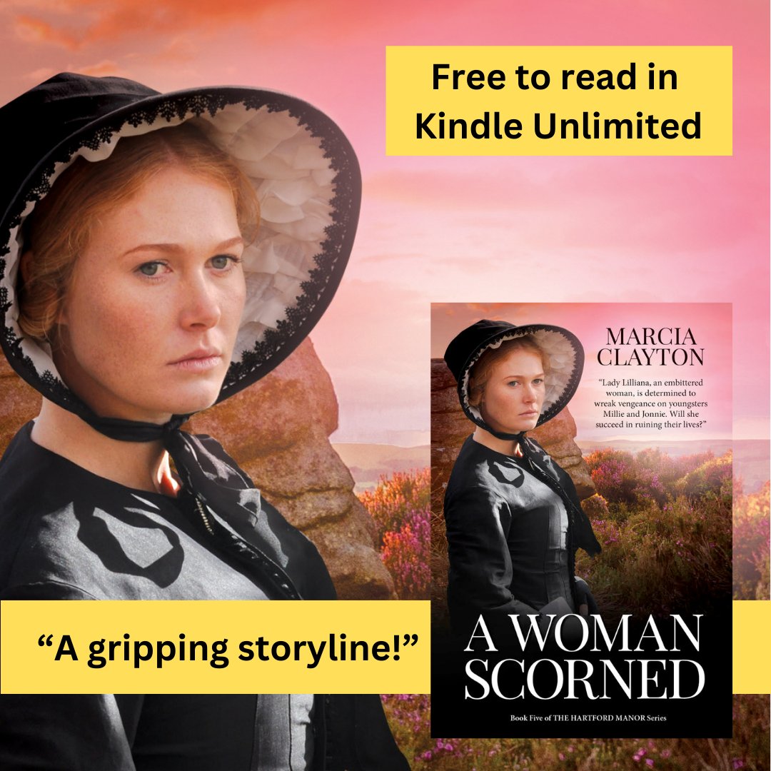 Young Millie Gibbs is a teenager with a price on her head and on the run from the police. Will she be jailed or hung? A gripping Victorian tale! mybook.to/AWomanScorned
#strictlysagagirls #womensfiction #ReadersCommunity