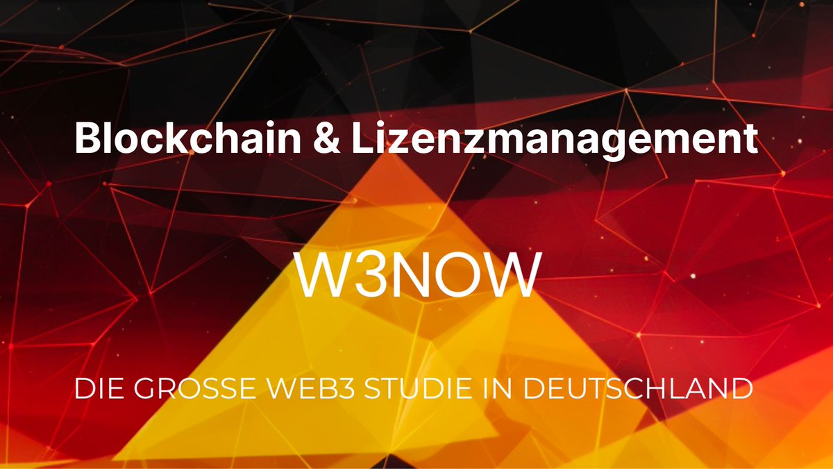 Im digitalen Zeitalter, in dem Inhalte leicht vervielfältigt werden können, hat das Lizenzmanagement stark an Bedeutung gewonnen.
#Blockchain-Technologie bietet innovative Lösungen, um Urheberrechte transparenter und effizienter zu verwalten. 
Mehr info: linkedin.com/pulse/w3now-st…