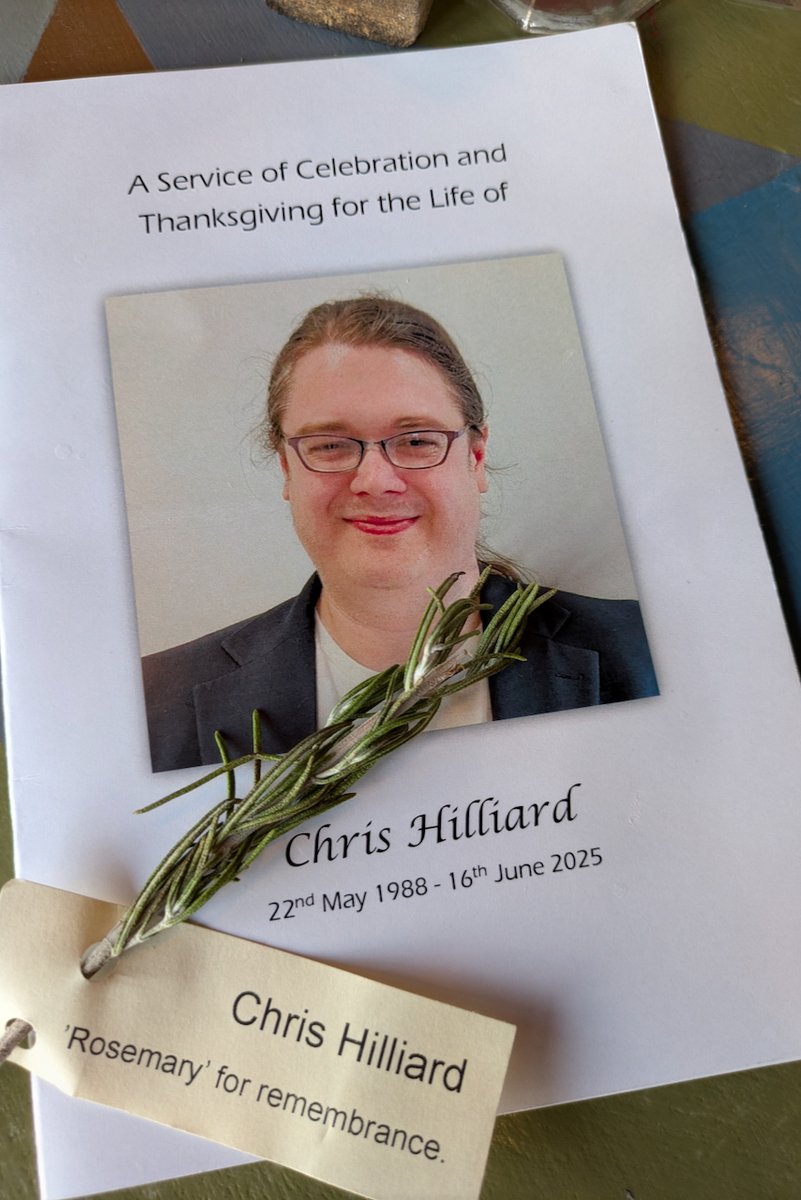 A service of celebration and thanksgiving for the life of Chris Hilliard (1988-2025) wilmslow.co.uk/news/article/2…