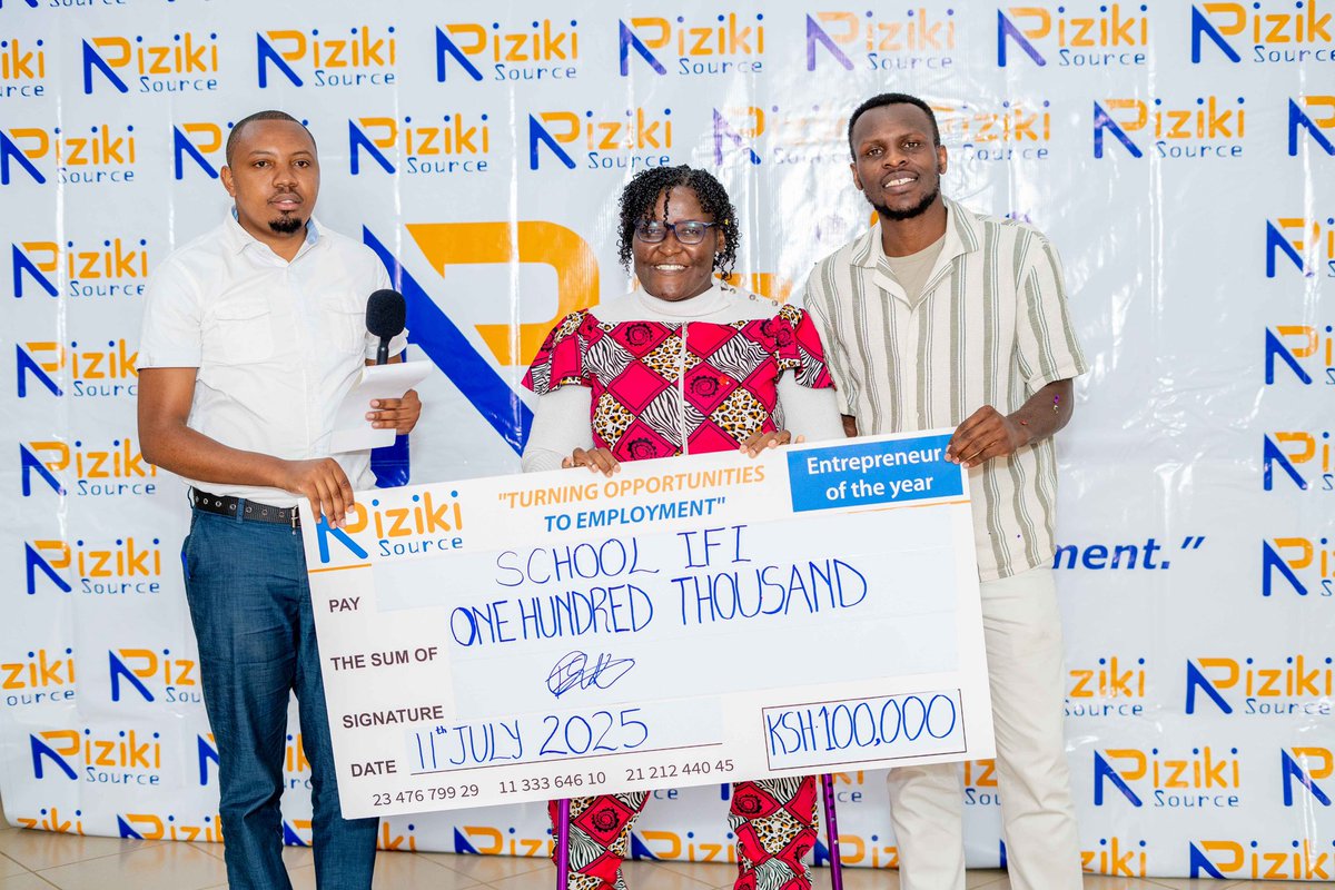 Meet Maina Ken -  the mind behind School Ifi, our 2nd runners-up at the Inua Biz Challenge 2025! 

A simple idea to make school systems smarter for education in underserved communities.

✨ Stay on the lookout for his full story on our website : rizikisource.org
