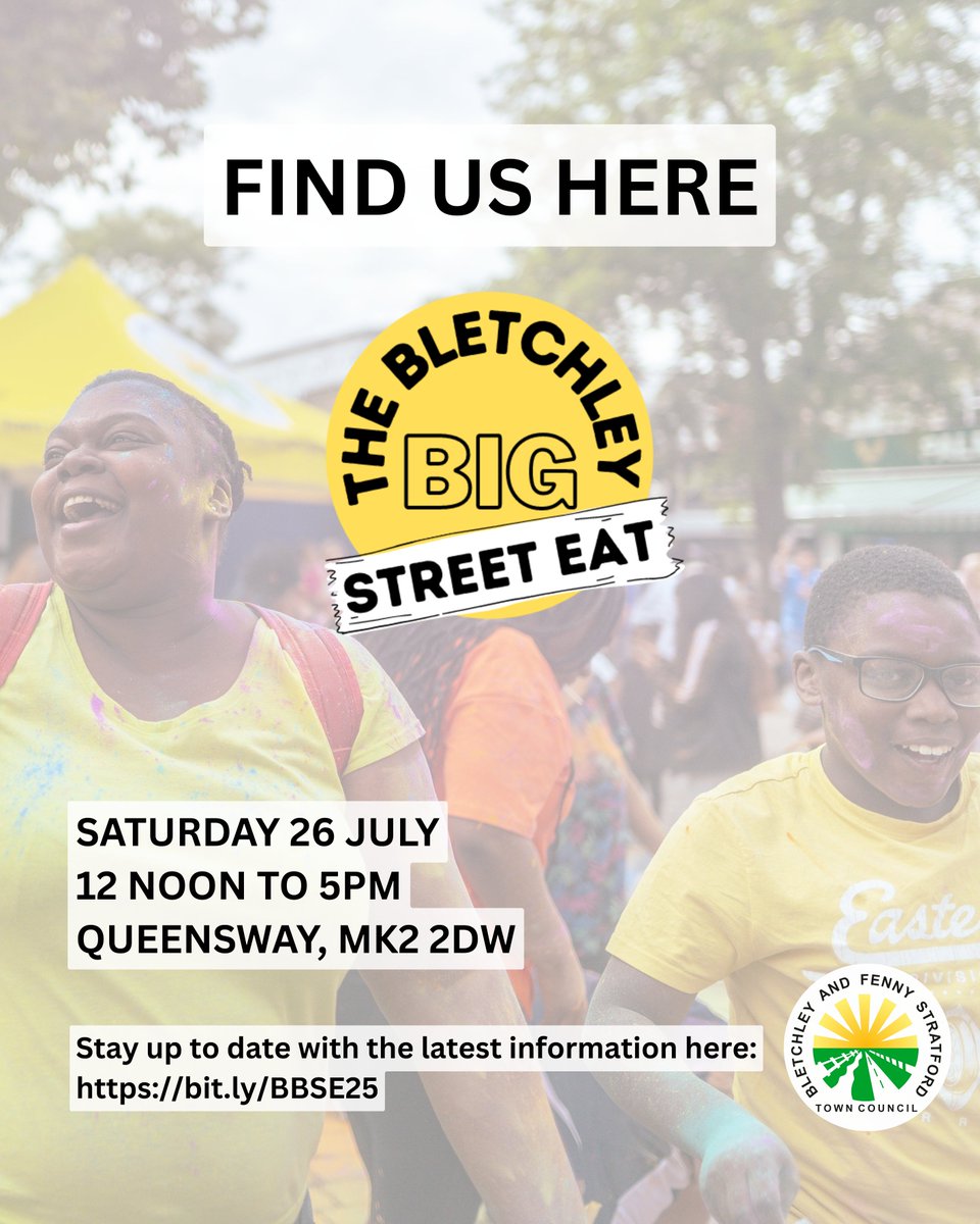 alina_orchestra's tweet image. Band in a Van performs at The Bletchley BIG Street Eat on Sat 26 July. You can get involved in music-making, shaky percussion plus instruments to try. It's great family fun!
bletchleyfennystratford-tc.gov.uk/bletchley-big-…
#miltonkeynes #Musicalinstruments #LiveMusic #havefun