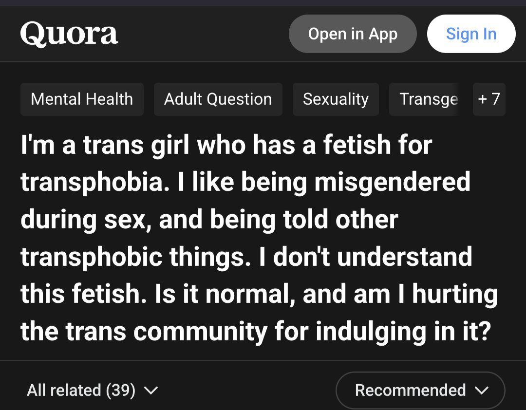 WomenReadWomen's tweet image. For most, if not all men, "trans" is a humiliation fetish - with being "turned into" a female considered degrading, emasculating - so naturally it sometimes comes full circle