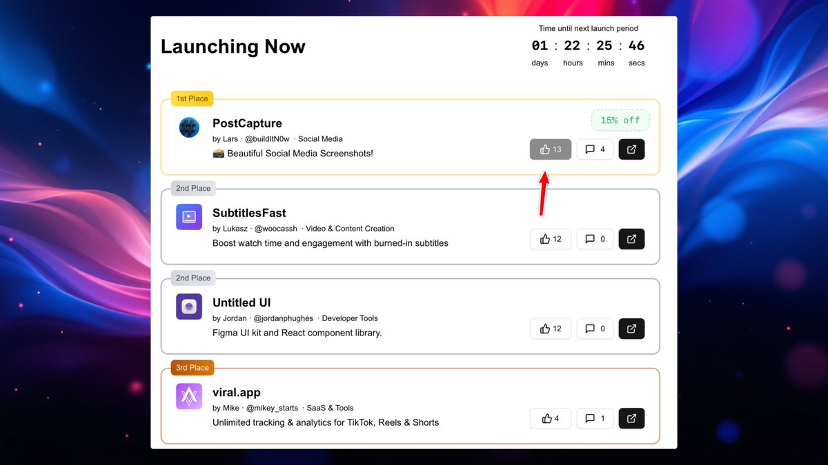 We are 🥇!!!
Thank you all 🫶

But the race is tight and we still need more of those 👍👍

🙌🙌🙌