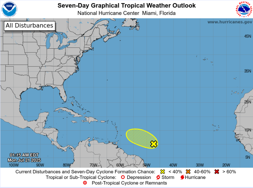 JimCantore's tweet image. In addition to the NEW #Invest94L in the central Atlantic another system should emerge from Africa that will follow 94L and we will watch an old front well off the east coast for signs of development. A Tutt low spinning east of the Bahamas will back into Fl and the Gulf that…