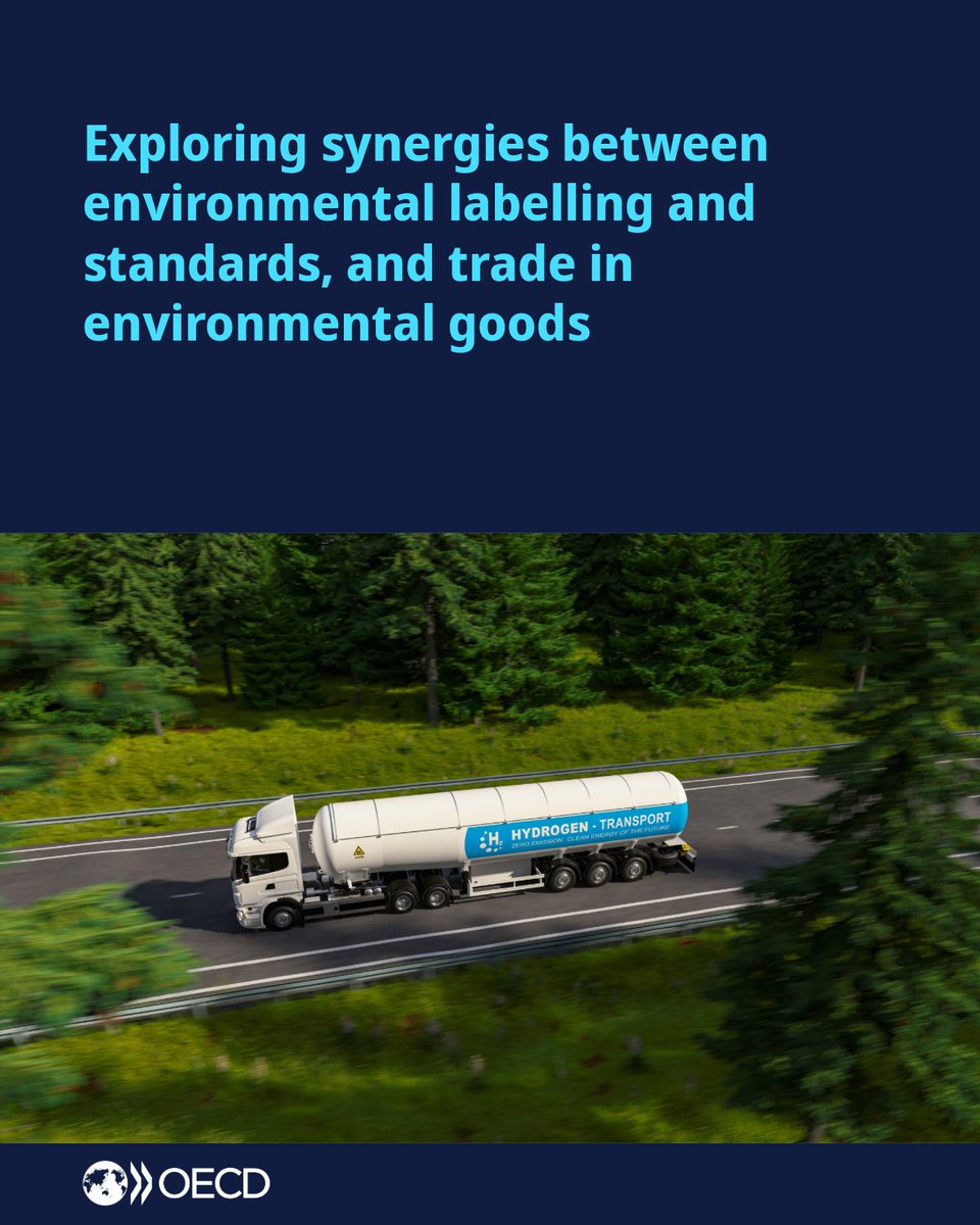 OECD_ENV's tweet image. How can policymakers connect trade negotiations on environmental goods with environmental standard-setting processes?
Read our paper to find out ➡️ oecd.org/en/publication…
