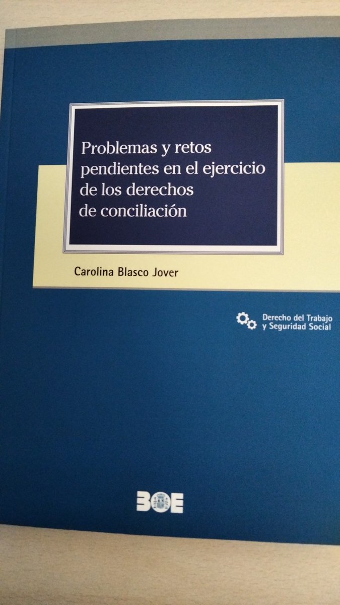 Comparto la publicación de mi ejercicio de cátedra con propuestas de modificación y mejora de los derechos de conciliación