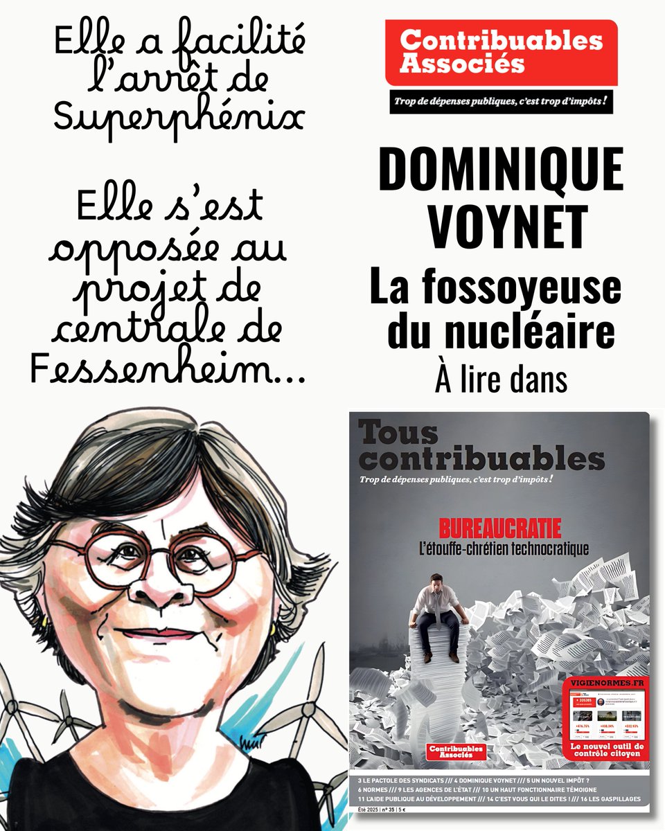 contribuables's tweet image. 😨 De saboteuse à commissaire politique ?
☢️Après avoir torpillé Superphénix, combattu Fessenheim, et avoué le sabotage de la position française à Bruxelles, celle qui a tout fait pour enterrer le nucléaire français est désormais chargée… de le contrôler !…