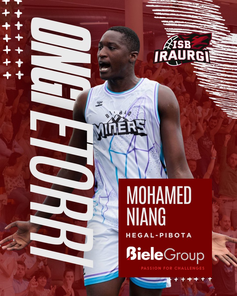 iraurgisb's tweet image. ✅ FITXAKETA
✍🏻 Mohamed Niang (2000, 1.99 m)
👉🏻 Senegaldarra denboraldia Huelvan eta Zornotzan egitetik dator, aurreko urteetan maila ona erakutsiz eta Segunda FEB mailako hegal-pibot sendoenetako bat bihurtuz.
💪🏻 Ongi etorri eta egurre, Moha!