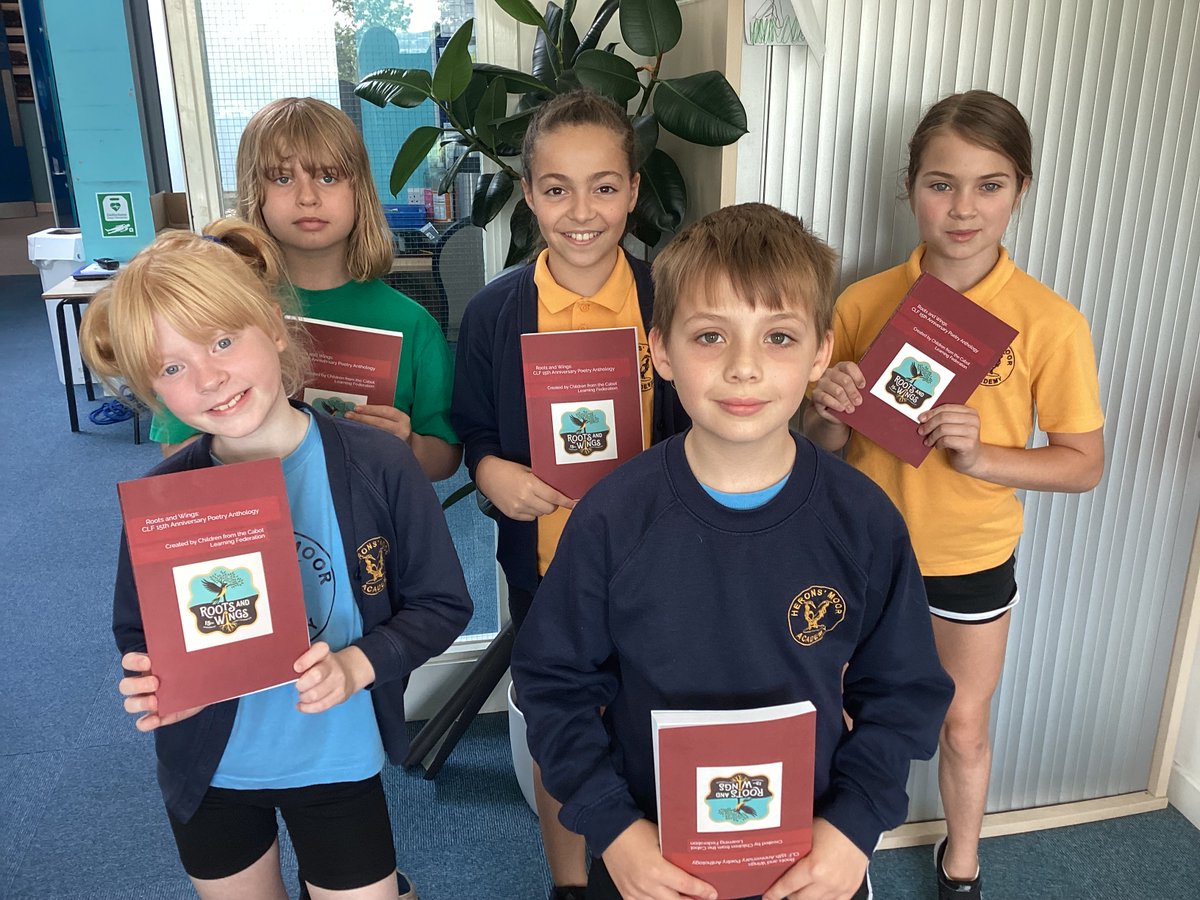 Congratulations to our poets who successfully wrote poems on the theme of 'belonging' which have now been published in a book entitled 'Roots and Wings' which has been created by Cabot Learning Federation.