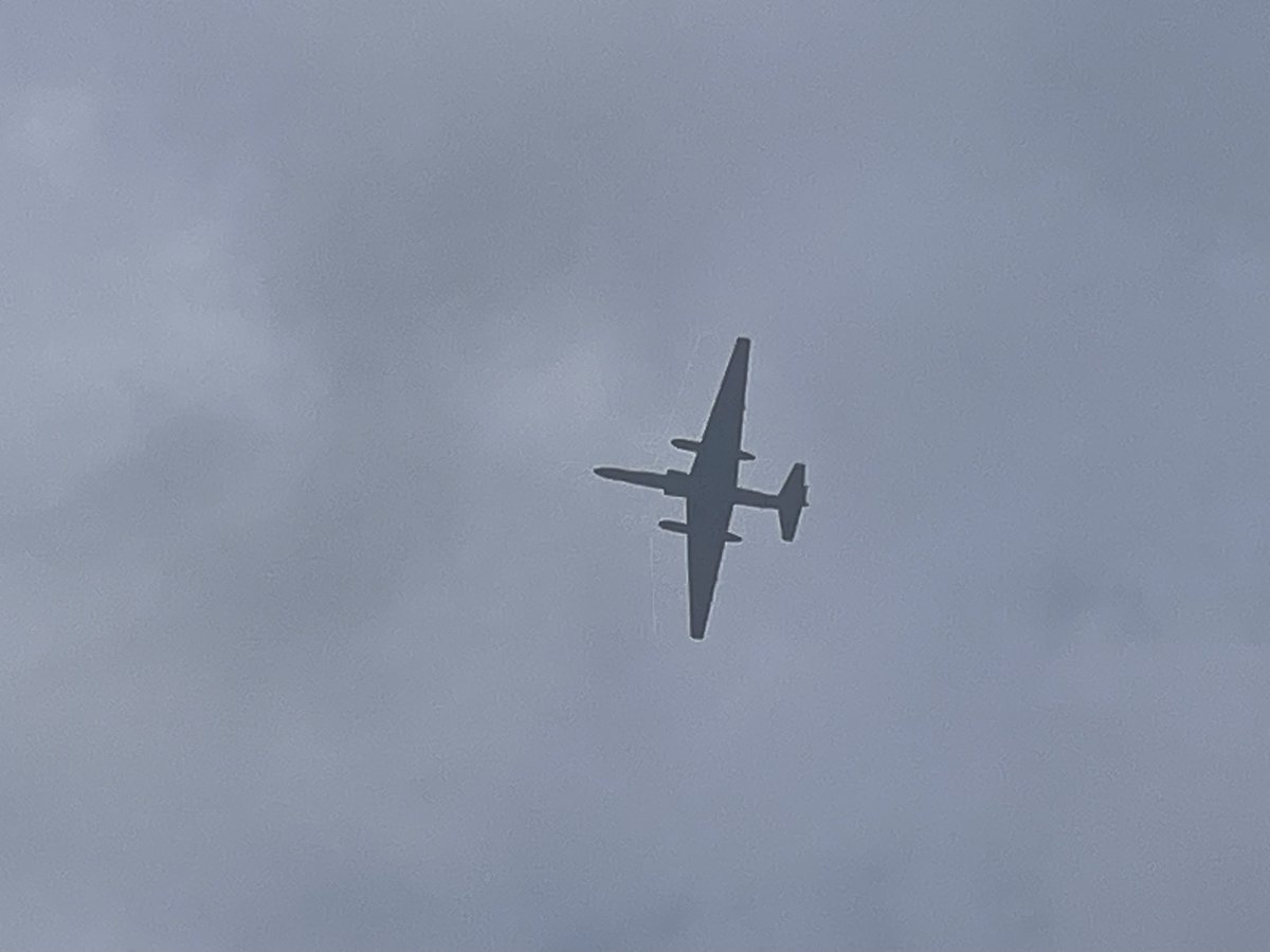 My favourite photo from #RIAT2025 : the U2 Dragon Lady looking appropriately mysterious.