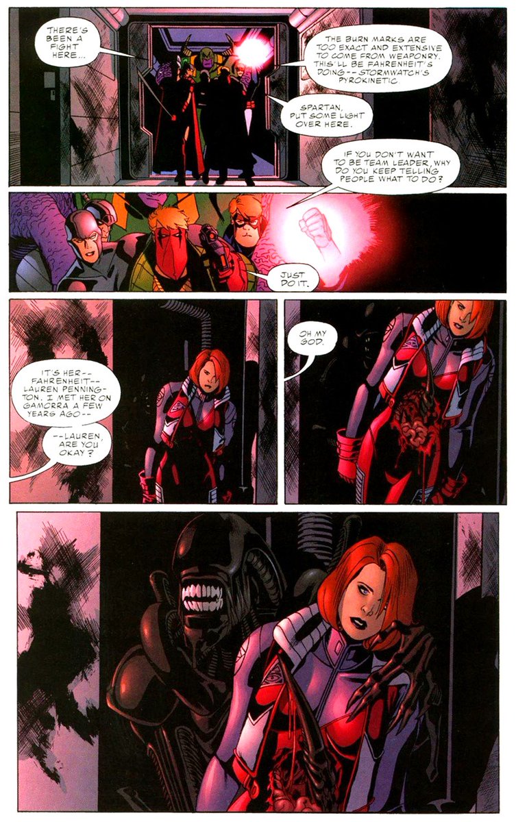 rolledspine's tweet image. Dark Horse Presents Aliens versus Wildstorm (1998)
rolledspine.wordpress.com/2025/07/20/dar…
A podcast covering the comic book versions of the 20th Century Fox sci-fi/horror films, this month looking at WildC.A.T.s/Aliens by Warren Ellis, Chris Sprouse, & Kevin Nowlan #DHPAliens