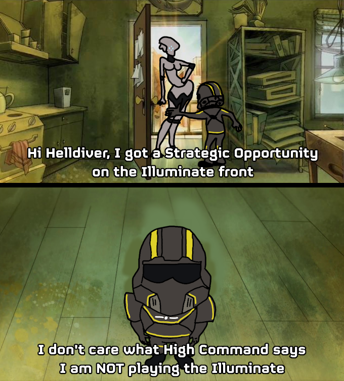 Helldivers2HQ's tweet image. Sorry High Command, I got some new automatons mechs to dispose of inside the Megacity | #Helldivers2
🔗 Desxon