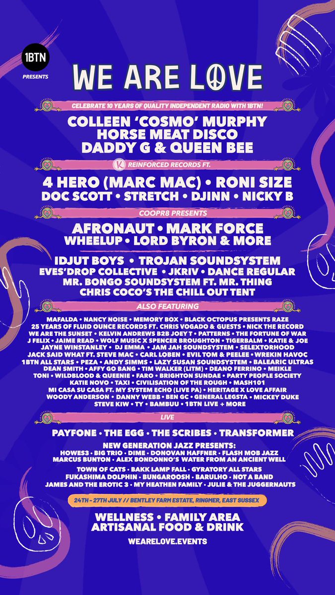 docscott31's tweet image. 26.07.25 : We Are Love Festival, Lewes.